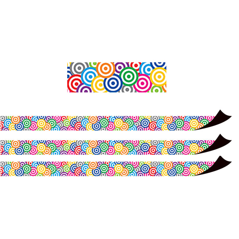 TEACHER CREATED RESOURCES - Targets Magnetic Border, 24 Feet Per Pack, 3 Packs