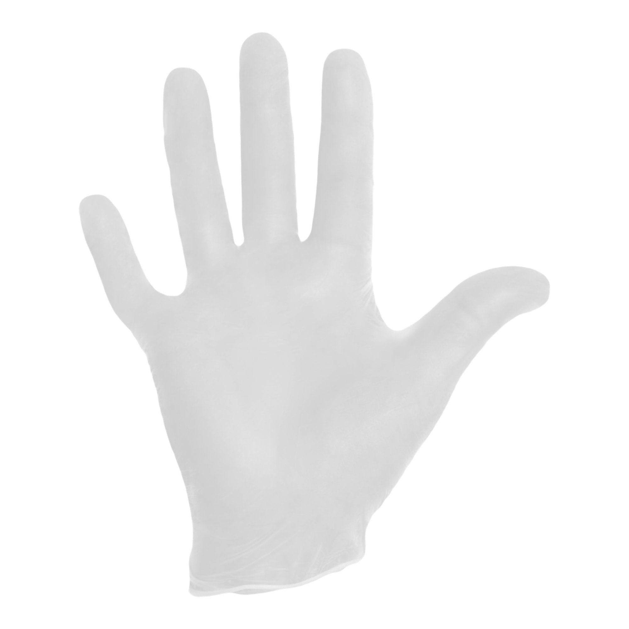 O&M Halyard Inc - Exam Glove Halyard™ Large NonSterile Vinyl Standard Cuff Length Smooth White Not Rated [100/BX]