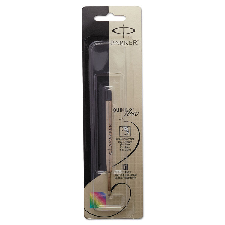 Parker - Refill for Parker Ballpoint Pens, Fine Conical Tip, Black Ink
