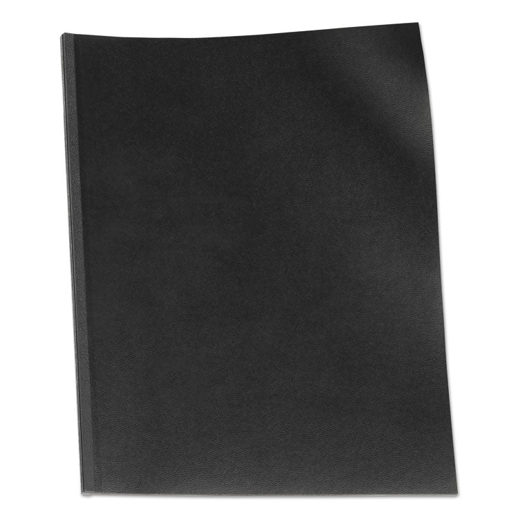 GBC - VeloBind Presentation Covers, Black, 11 x 8.5, Punched & Scored, 50/Pack