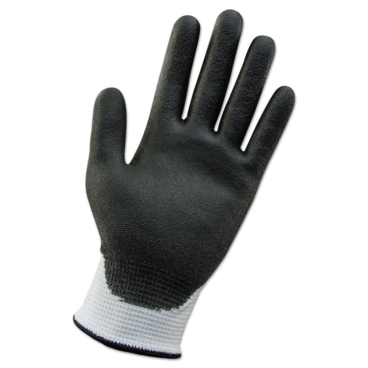 KleenGuard - G60 ANSI Level 2 Cut-Resistant Glove, WHT/Blk, 230mm Length, Medium/SZ 8, 12 PR