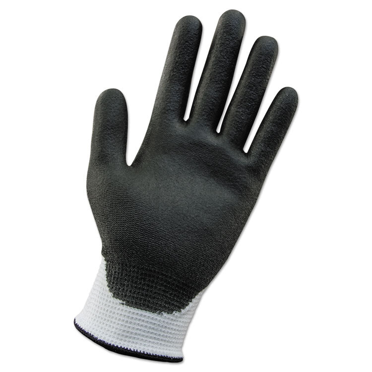 KleenGuard - G60 ANSI Level 2 Cut-Resistant Glove, White/Blk, 240mm Length, Large/SZ 9, 12 PR