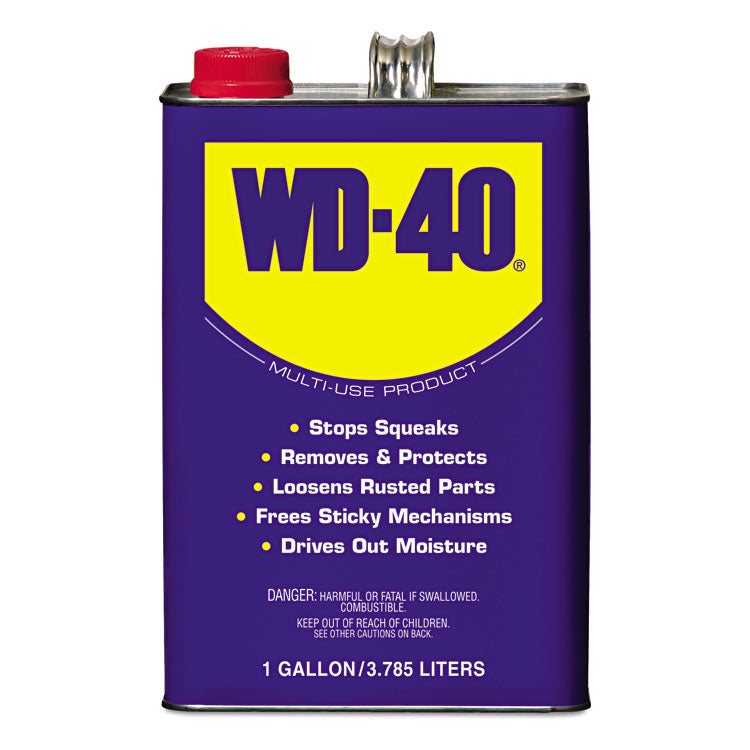 WD-40 - Heavy-Duty Lubricant, 1 gal Can, 4/Carton