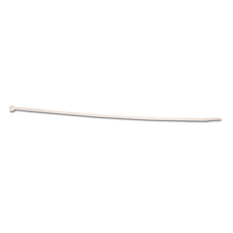 Tatco - Nylon Cable Ties, 8 x 0.19, 50 lb, Natural, 1,000/Pack