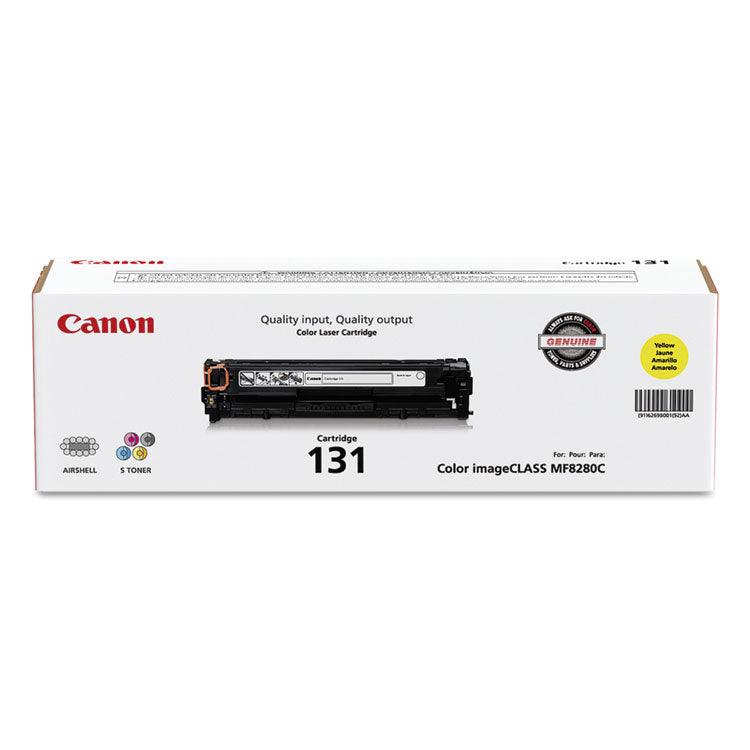 Canon - 6269B001 (CRG-131) Toner, 1,500 Page-Yield, Yellow