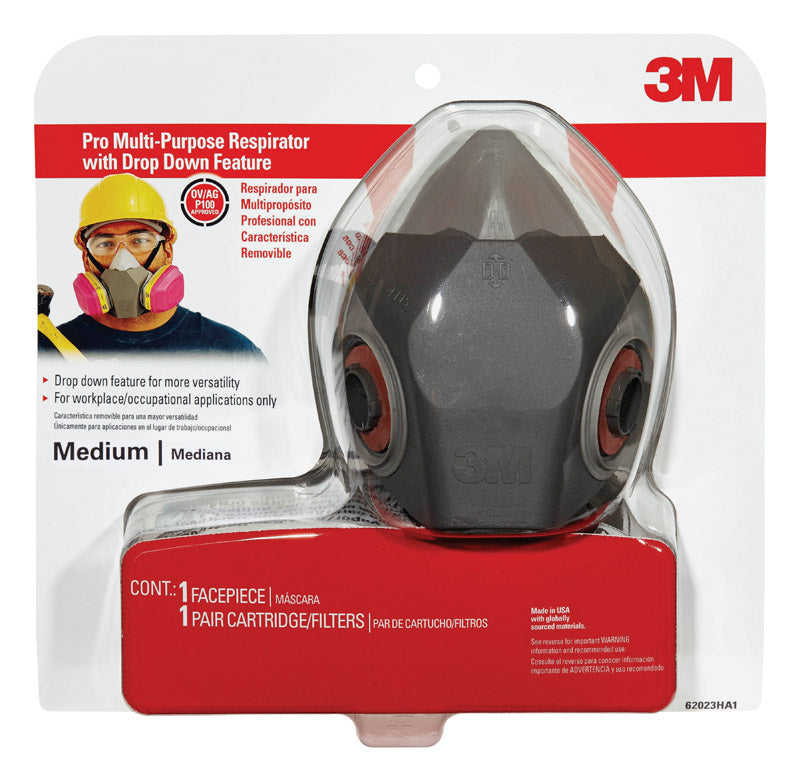 3M - 3M P95 Multi-Purpose Respirator Black M 1 pk