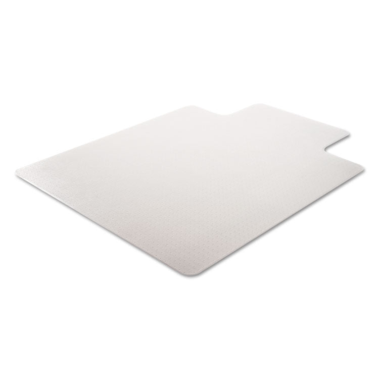 deflecto - SuperMat Frequent Use Chair Mat for Medium Pile Carpet, 45 x 53, Wide Lipped, Clear