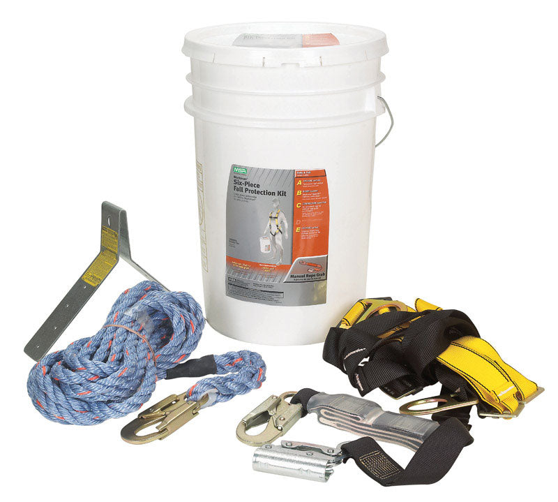 SAFETY WORKS - Safety Works Unisex Polyester Fall Protection Kit Assorted 1 pc