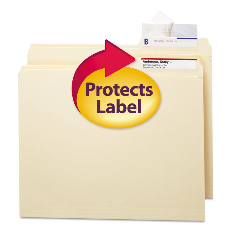 Smead - Seal and View File Folder Label Protector, Clear Laminate, 3.5 x 1.69, 100/Pack