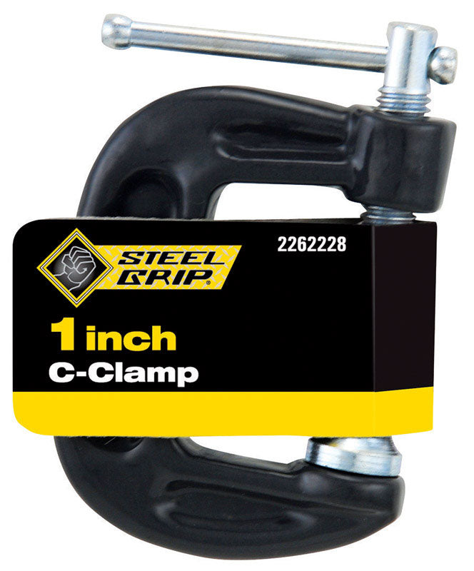 STEEL GRIP - Steel Grip 1 in. Adjustable C-Clamp 1 pc