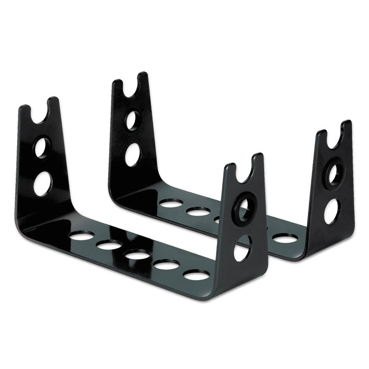 Allsop - Metal Art Monitor Stand Risers, 4.75 x 8.75 x 2.5, Black