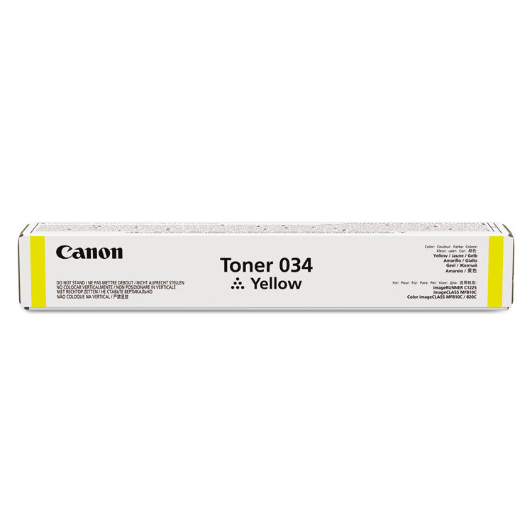 Canon - 9451B001 (034) Toner, 7,300 Page-Yield, Yellow