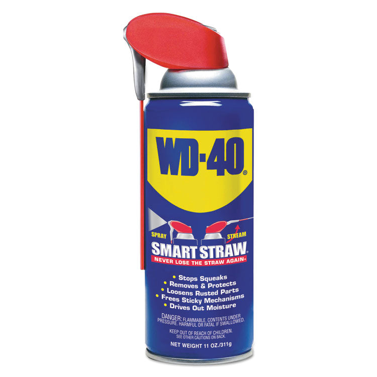 WD-40 - Smart Straw Spray Lubricant, 11 oz Aerosol Can