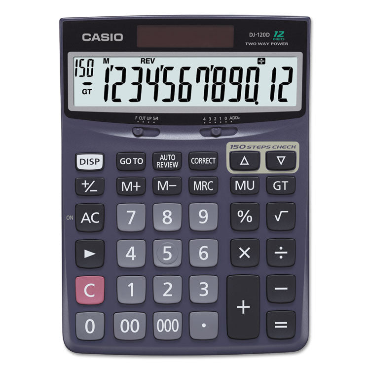 Casio - DJ120D Calculator, 12-Digit LCD