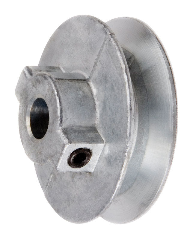 CHICAGO DIE CAST - Chicago Die Cast 1 1/2 in. D Zinc Single V Grooved Pulley