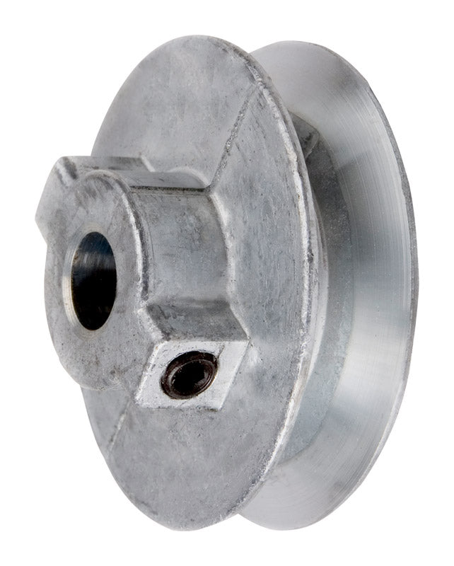 CHICAGO DIE CAST - Chicago Die Cast 4 in. D Zinc Single V Grooved Pulley [400A7]