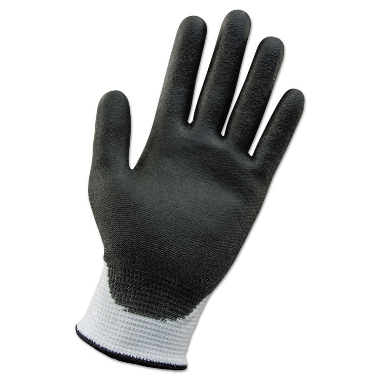 KleenGuard - G60 ANSI Level 2 Cut-Resistant Gloves, White/Blk, 220 mm Length, Small, 12 Pairs