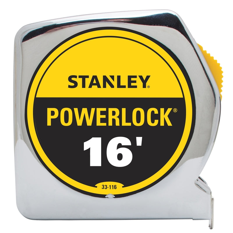 STANLEY - Stanley PowerLock 16 ft. L X 0.75 in. W Tape Measure 1 pk [33-116]