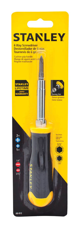 STANLEY TOOLS - Stanley Quick Change 6-in-1 Screwdriver 1 pc