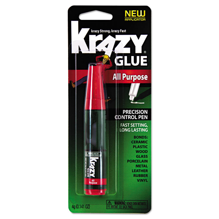 Krazy Glue - All Purpose Krazy Glue, 0.14 oz, Dries Clear