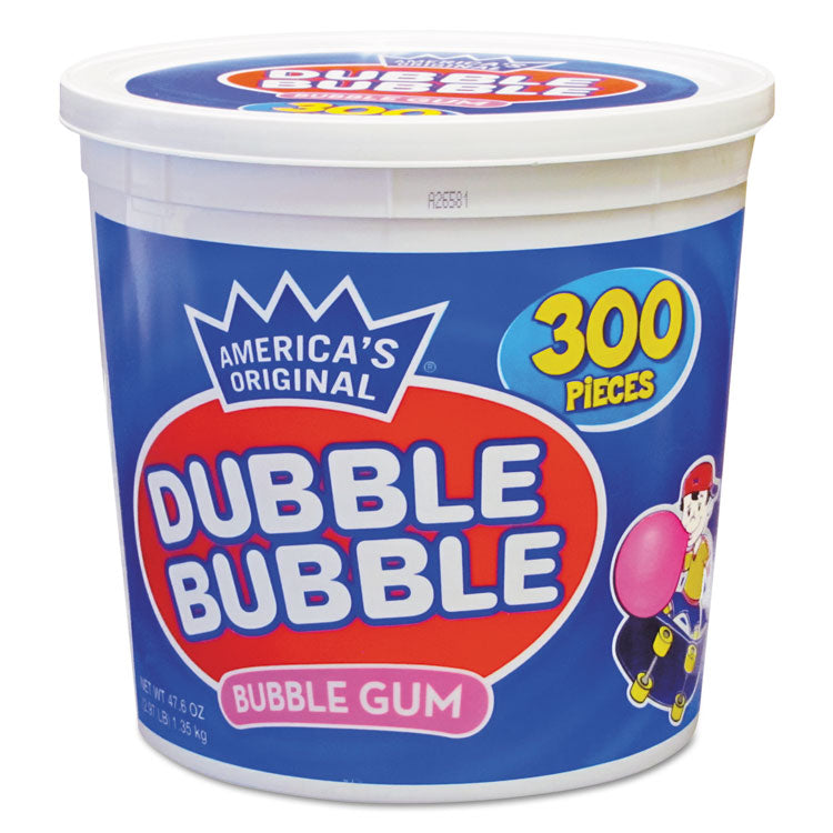 Dubble Bubble - Bubble Gum, Original Pink, 300/Tub