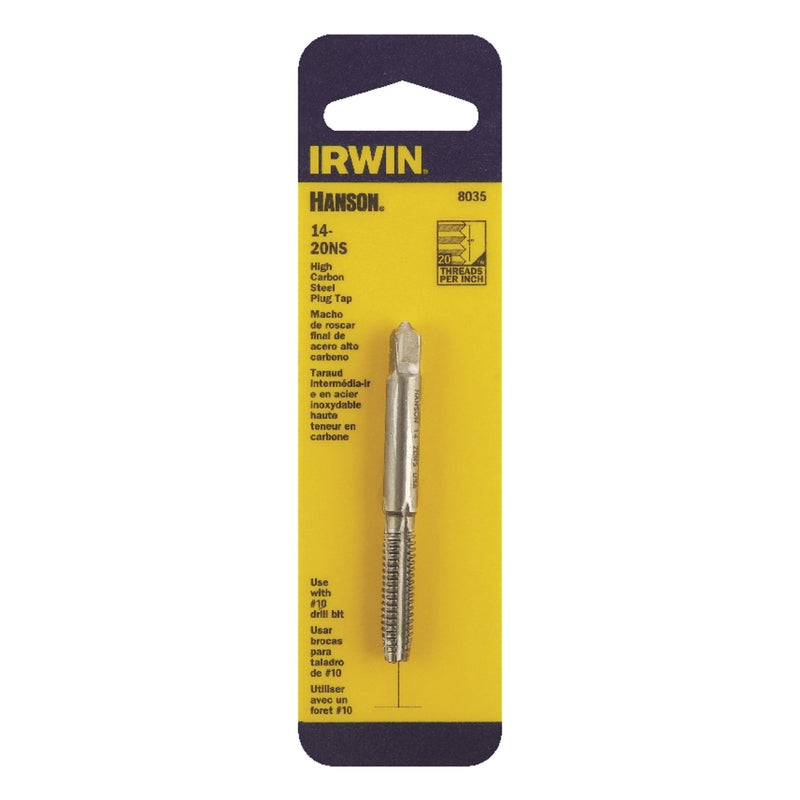 IRWIN - Irwin Hanson High Carbon Steel SAE Plug Tap 14-20 1 pc