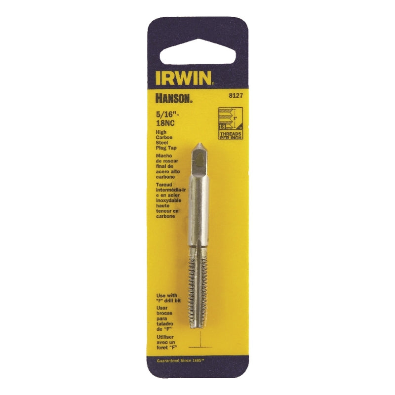 IRWIN - Irwin Hanson High Carbon Steel SAE Plug Tap Fraction Tap 5/16 in. 1 pc