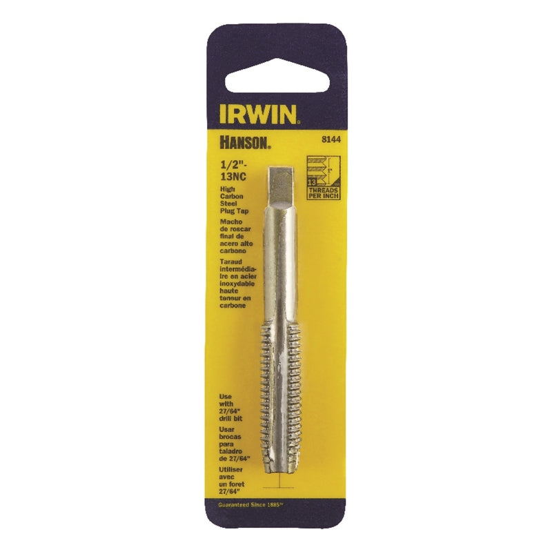 IRWIN - Irwin Hanson High Carbon Steel SAE Fraction Tap 1/2 in. 1 pc [8144]