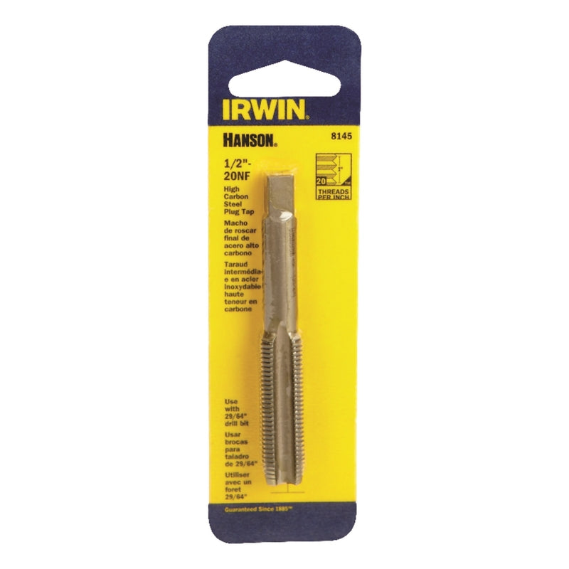 IRWIN - Irwin Hanson High Carbon Steel SAE Fraction Tap 1/2 in. 1 pc [8145]