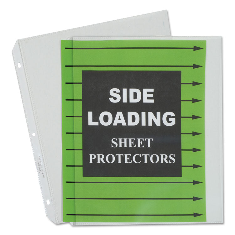 C-Line - Side Loading Polypropylene Sheet Protectors, Clear, 2", 11 x 8.5, 50/Box