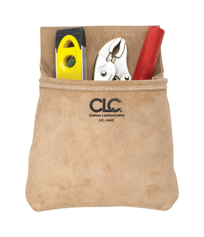 CLC - CLC 1 in. W X 12.75 in. H Suede Tool Pouch 1 pocket Tan 1 pc