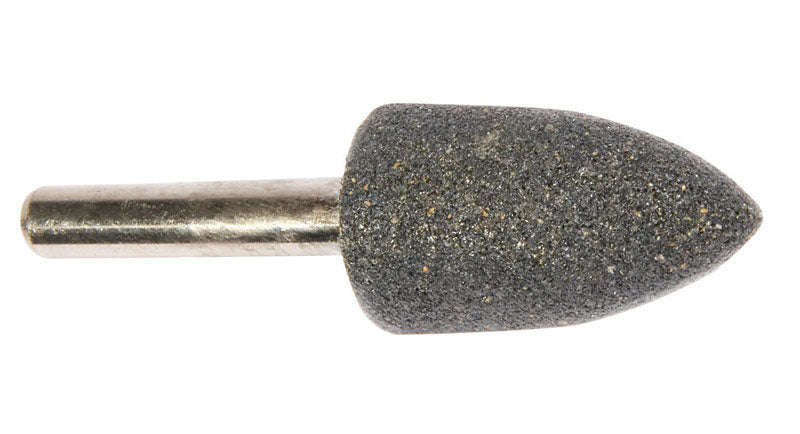 FORNEY - Forney 1-1/4 in. D X 3/4 in. L Aluminum Oxide Stem Mounted Point Cone 38050 rpm 1 pc