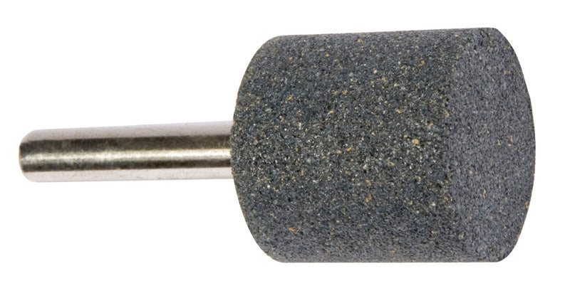 FORNEY - Forney 1 in. D X 1 in. L Aluminum Oxide Stem Mounted Point Cylinder 3450 rpm 1 pc