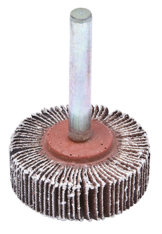 FORNEY - Forney 1-1/2 in. D X 1/4 in. Aluminum Oxide Flap Wheel 80 Grit 1 pc
