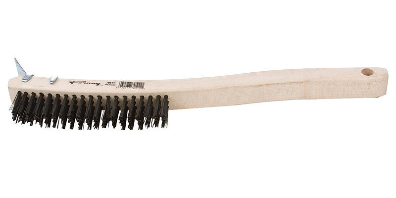 FORNEY - Forney 13-11/16 in. L X 3 in. W Scratch Brush Wood 1 pc