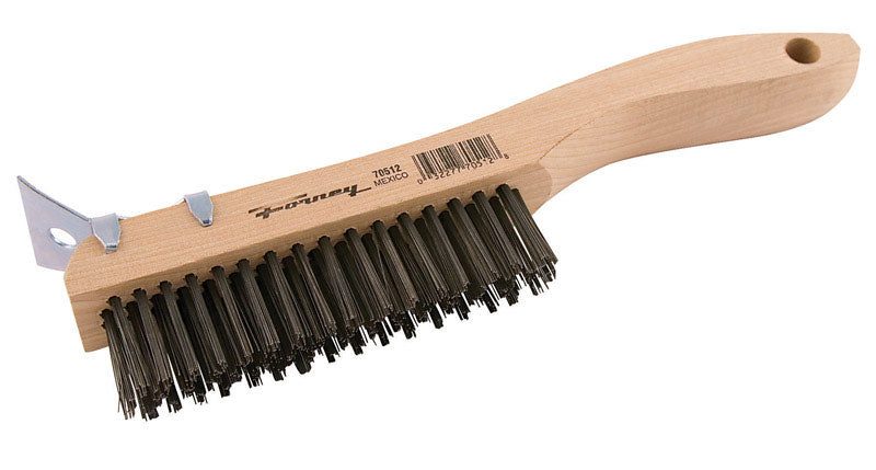 FORNEY - Forney 10-1/4 in. L X 2.75 in. W Scratch Brush Wood 1 pc