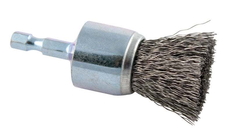 FORNEY - Forney 1 in. Crimped Wire Wheel Brush Metal 20000 rpm 1 pc [72737]