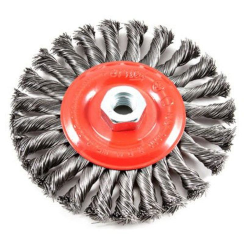 FORNEY - Forney 4 in. Crimped Wire Wheel Brush Metal 20000 rpm 1 pc