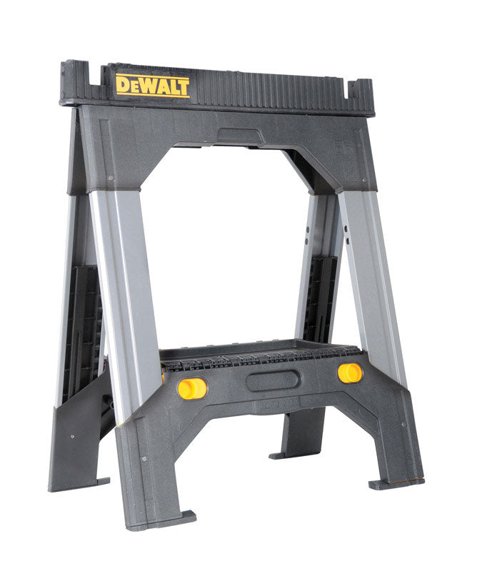 DEWALT - DeWalt 32-11/16 in. H X 27-3/16 in. W Adjustable Folding Sawhorse 2500 lb 1 pair