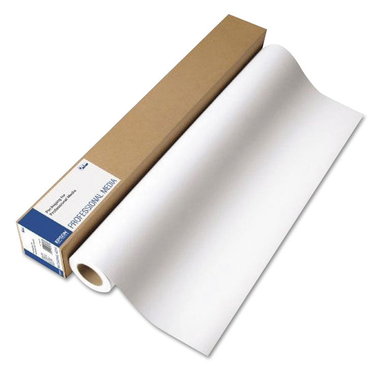 Epson - Exhibition Fiber Paper Roll, 12 mil, 17" x 50 ft, Glossy White