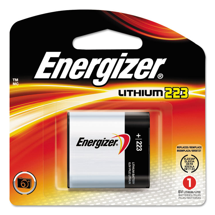 Energizer - 223 Lithium Photo Battery, 6 V