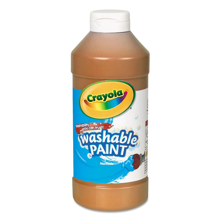 Crayola - Washable Paint, Orange, 16 oz Bottle