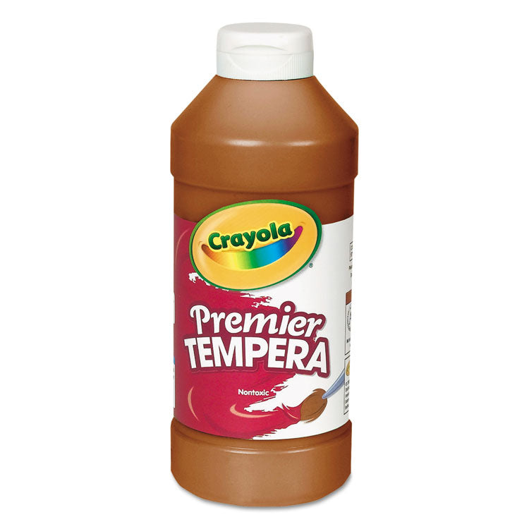 Crayola - Premier Tempera Paint, Brown, 16 oz Bottle