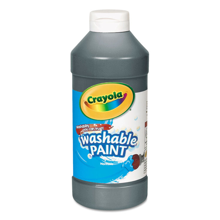 Crayola - Washable Paint, Black, 16 oz Bottle