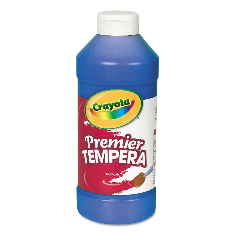 Crayola - Premier Tempera Paint, Blue, 16 oz Bottle