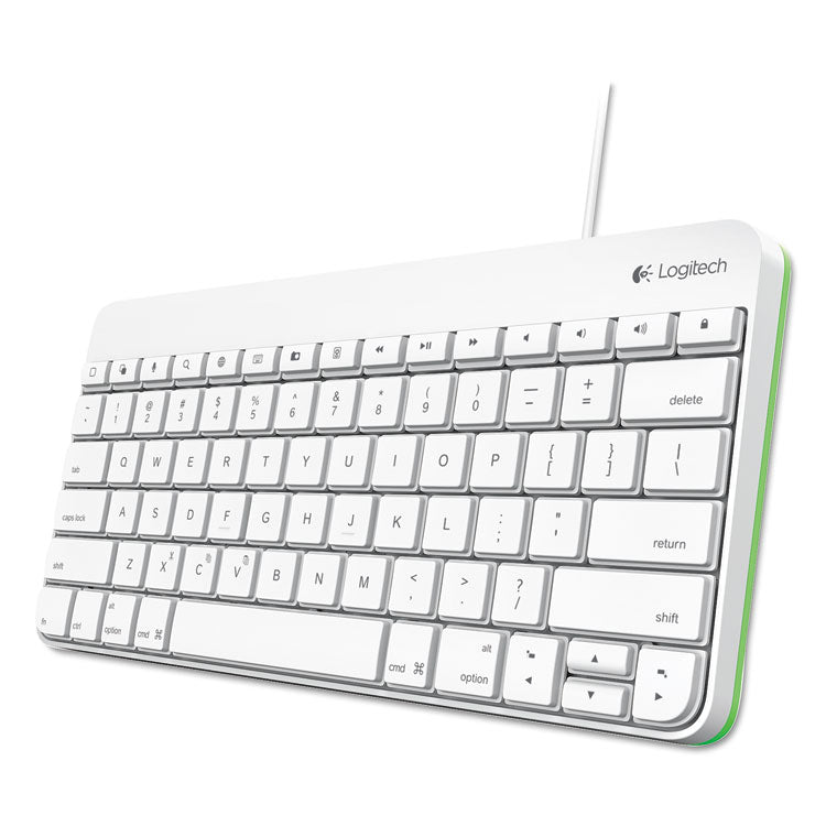 Logitech - Wired Keyboard for iPad, Apple Lightning, White