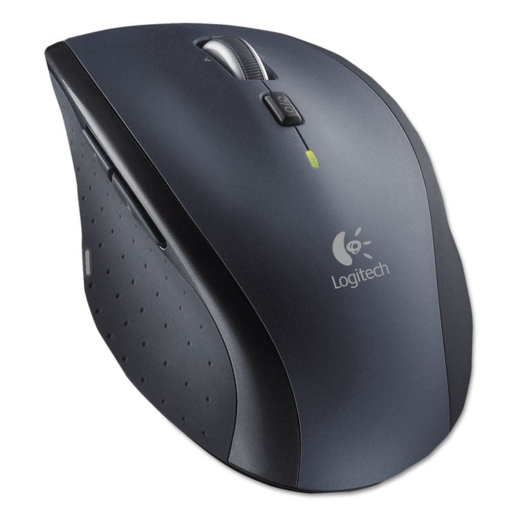 Logitech - M705 Marathon Wireless Laser Mouse, 2.4 GHz Frequency/30 ft Wireless Range, Right Hand Use, Black