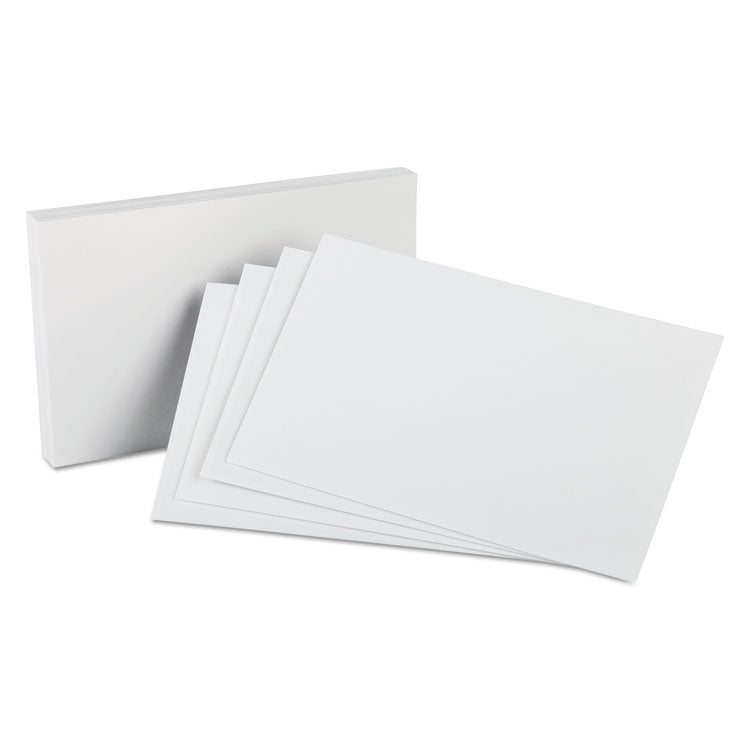 Oxford - Unruled Index Cards, 5 x 8, White, 100/Pack (7808488)