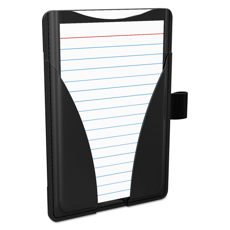 Oxford - At Hand Note Card Case, Holds 25 3 x 5 Cards, 5.5 x 3.75 x 5.33, Poly, Black