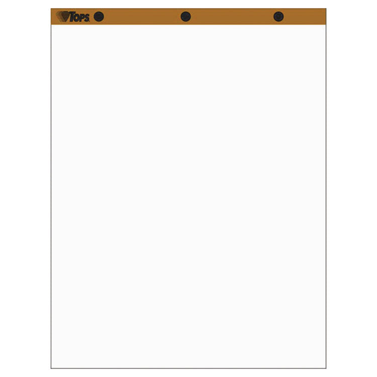TOPS - Easel Pads, Unruled, 27 x 34, White, 50 Sheets, 2/Carton